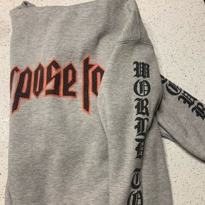 purpose tour hoodie!